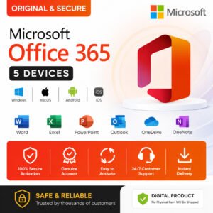 office professional plus 365 5 user lifetime
